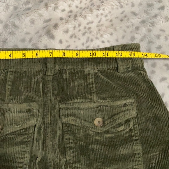 Corduroy High Wasted A Line Skirt - Picture 8 of 8